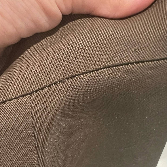 Burberry Vintage Pencil Skirt Size 40 Brown Knee Length VTG - Picture 12 of 15